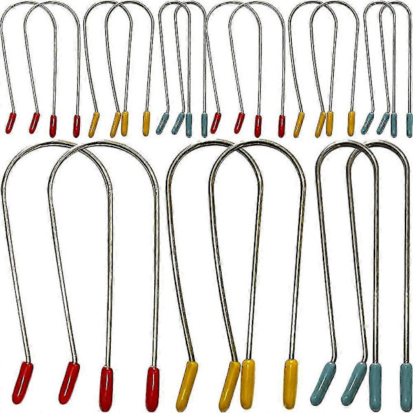 24 st Värmespolar Clips Ersättning Värmerulle Clips Rullar Fäststift för Hemsalong