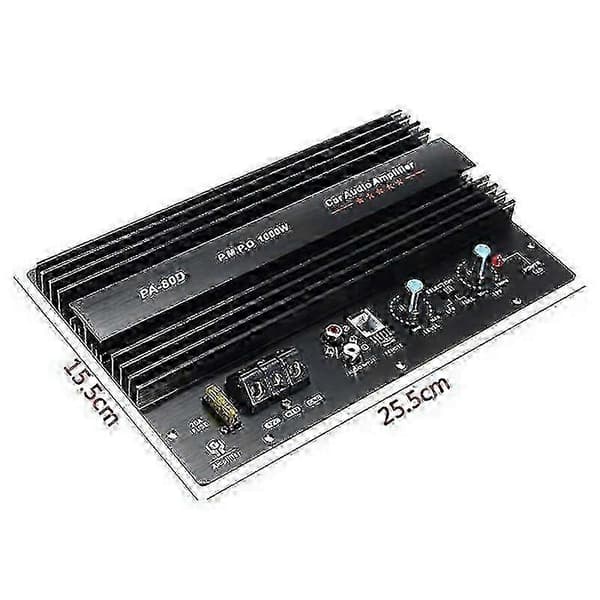 12V 1000W Bil Ljudförstärkare Förstärkarkort Kraftfull Subwoofer Basförstärkare PA-80D