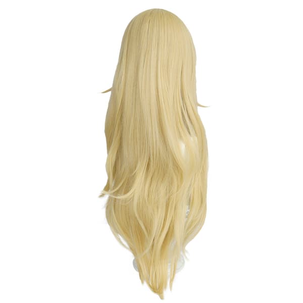 ##/Epäsäännöllinen vaalea pitkä suora peruukki, cosplay-peruukki##/
