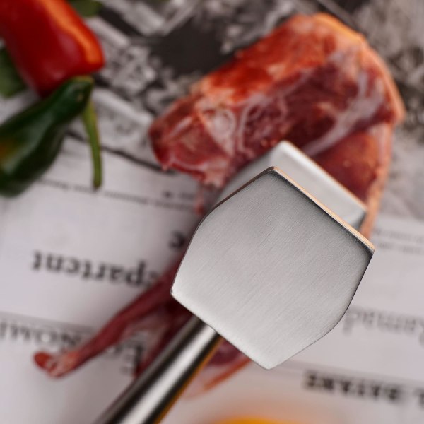 Aluminum Meat Tenderizer - Professionel dobbeltsidet kødhammer