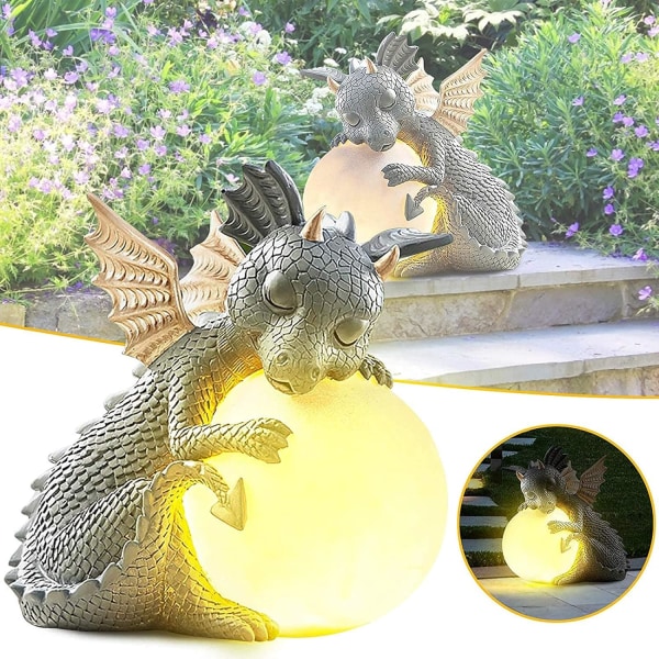 Dragon Animal Statue for Home Decor Yard Patio,Meditation Dragon