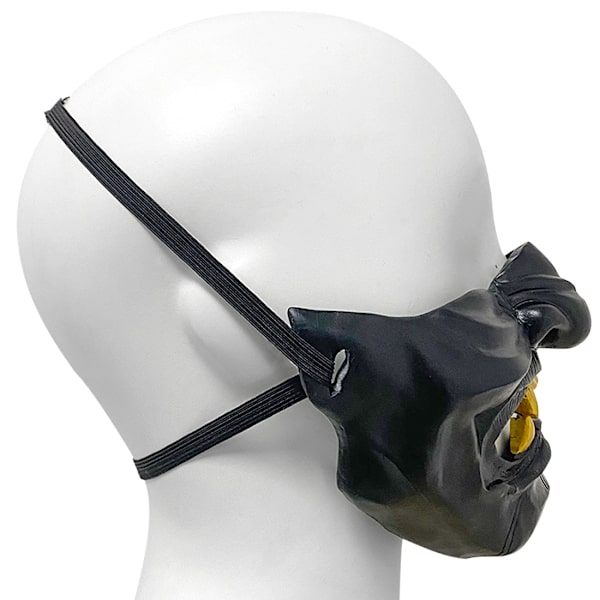 Spökmask av Tsushima Jin Sakai Cosplay Halva (2) - Ansiktsharts Samu
