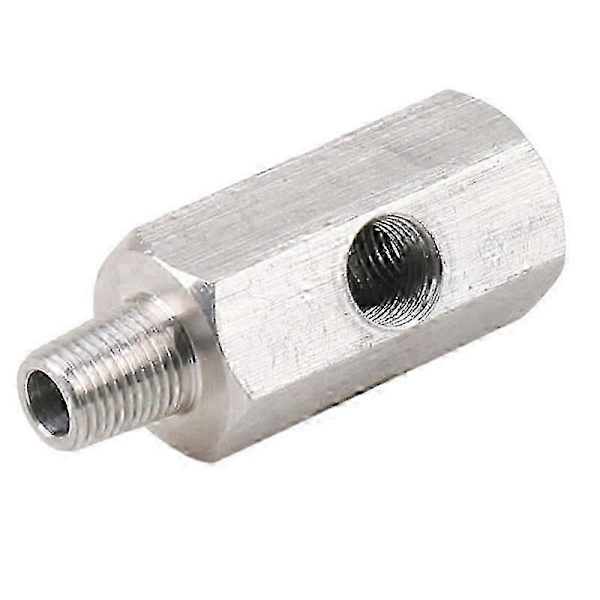Rustfri stål turbolader connector 1/8 tomme BSPT olietrykssensor T-stykke til NPT adapter Turbo Su js