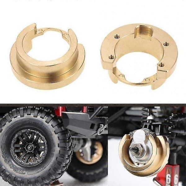 4 ST/Set Mässing Motvikt Balans Vikt Tillbehör för 1/10 RC Rock Crawler Traxxas TRX-4 Axel 4st