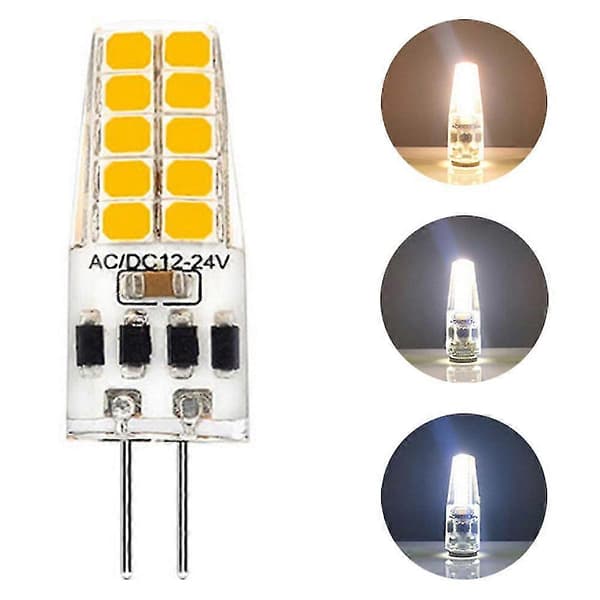 10-pack 3w G4 LED-lampor LED 250 Lumen LED-lampor Ersättning för 20w halogenlampor