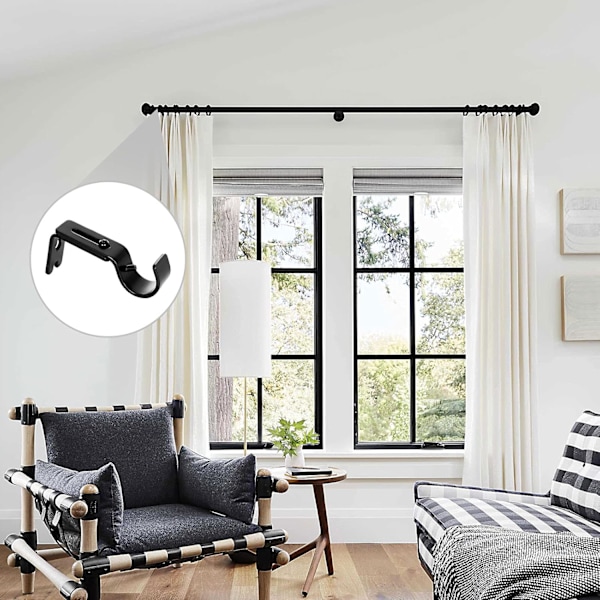 ##/Justerbara Gardinstångsbeslag, 4-pack Gardinstångsbeslag##/