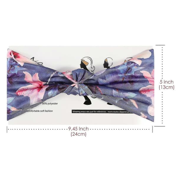 Hårband för damer, multifunktionellt hårband, multi-styl Flower Butterfly