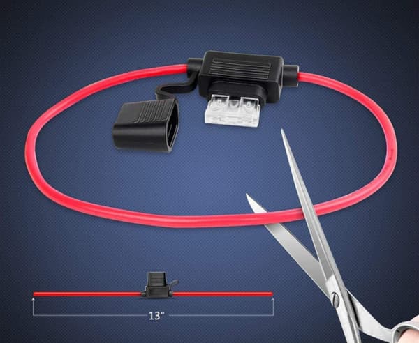 8-osainen sulakepesä 12 V vedenpitävä 14AWG 20 ampeerin autosulake