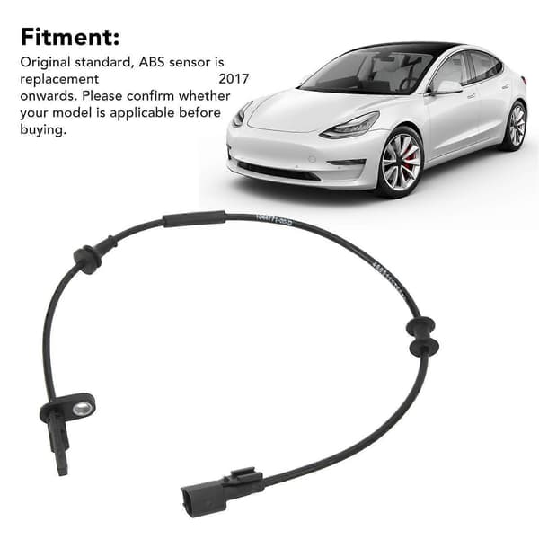 ABS-sensor for bakhjul, høy sensitivitet 1044771 00 D, erstatning for Tesla Model 3 2017 og nyere