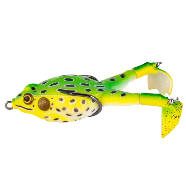 ##/Kunstig agn Trendex frosk 9cm grønn gummiagn tilfeldig farge 7 stykker##/