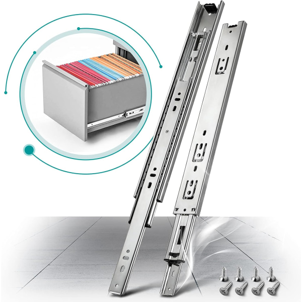 300mm full extension drawer slides, heavy duty ball bearing 45kg