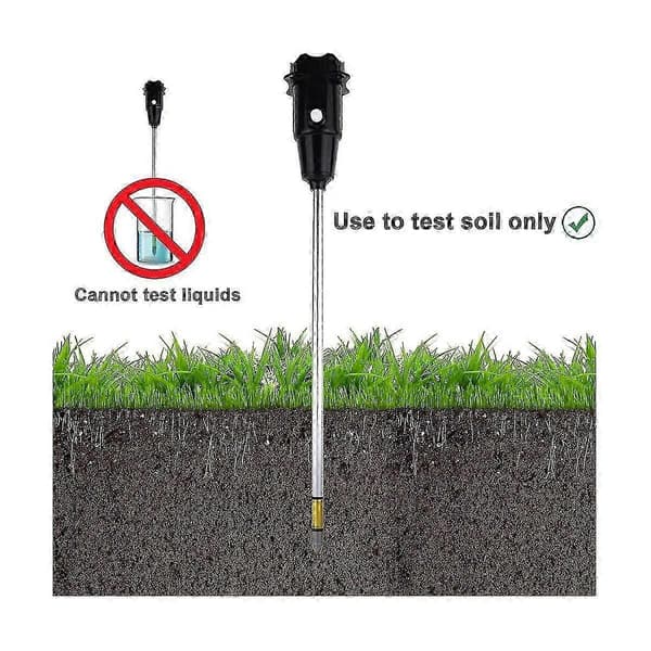 Lang sonde dyb jord PH fugtighedsmåler 2 i 1 tester - Professionel test hygrometer til potteplanter