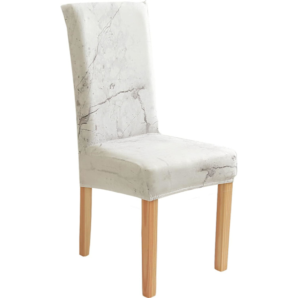 Sett med 6 Spisebordstoltrekk, Stretch-trekk, Elastiske Stoler C