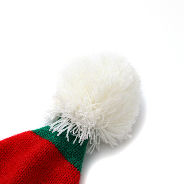 ##/Jultomte Stickad Mössa, Julbebis Stickad Mössa för Barn i Åldern ##/