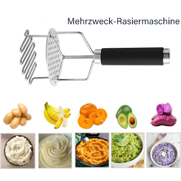 Potatisstöt, grönsaksstöt i rostfritt stål