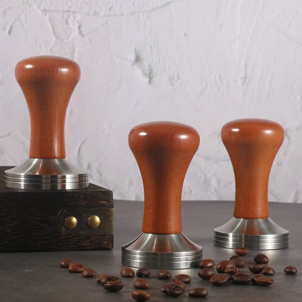 Amigos Espresso Tamper Rustfrit Stål Kaffetamper Rustfrit Stål Kaffepresse Barista Espresso Tamper til Kaffemaskine