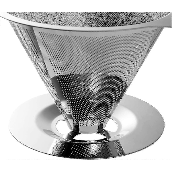 Papperslöst Återanvändbart Kaffefilter i Rostfritt Stål