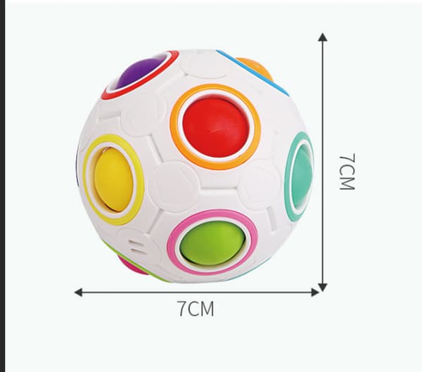 Magic Rainbow Ball Regnbue Magic Regnbue Bold Puslespil Terning Terning f