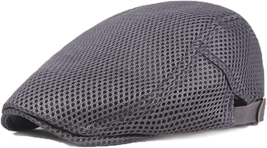 Sommerberet for menn, pustende, flat sommerberet for kvinner, for menn