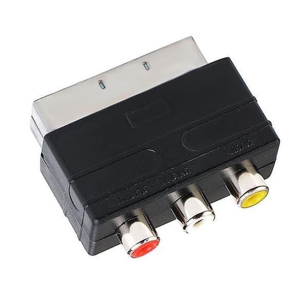 A/V til 20-polet Han SCART Adapter