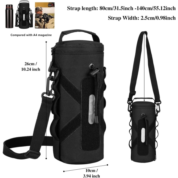 Vandflaskepose Vandtæt 550ml/800ml/1000ml Militær Stil Tac