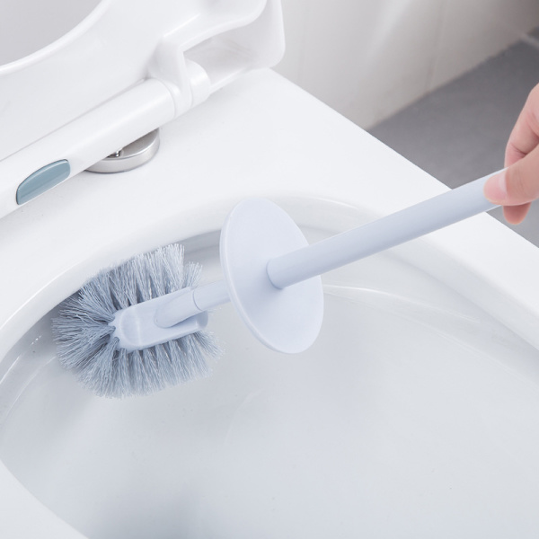 Toiletbørste - Blød og Robust Børste + Holder - fleksibel h
