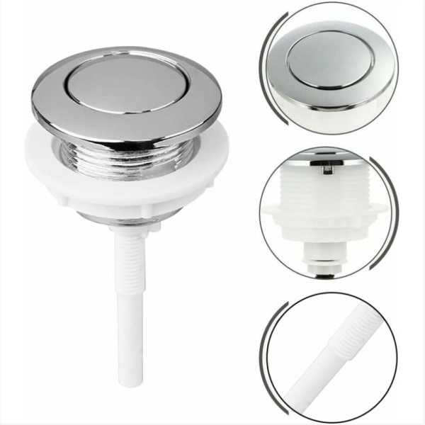 Toalett Flush-knapp 38mm Enkelt Flush-knapp