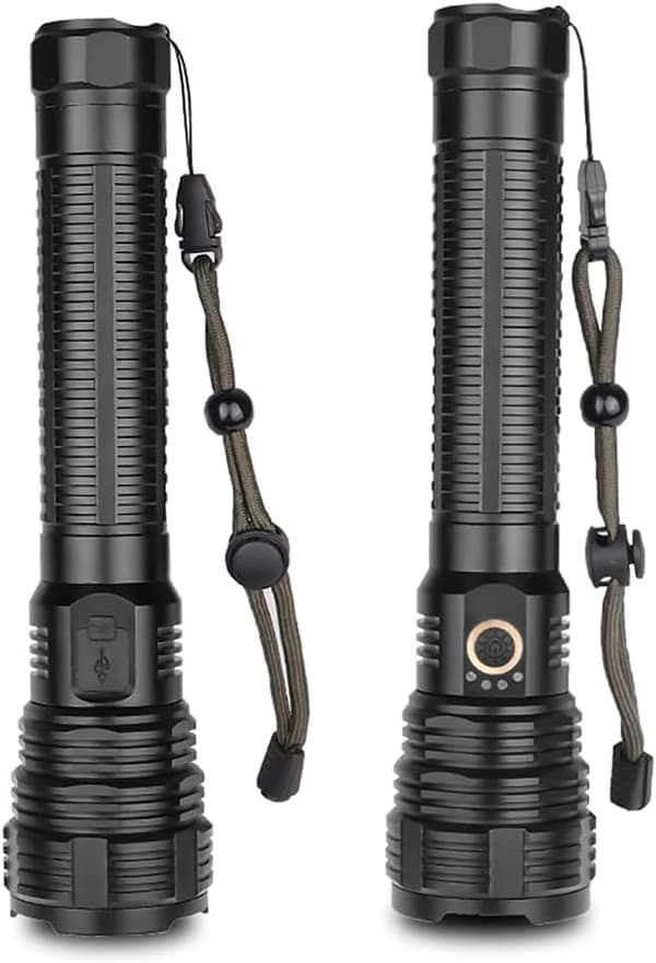 XHP70 Tehokas LED-taskulamppu, Superkirkas 10 000 Lumenin Lataus