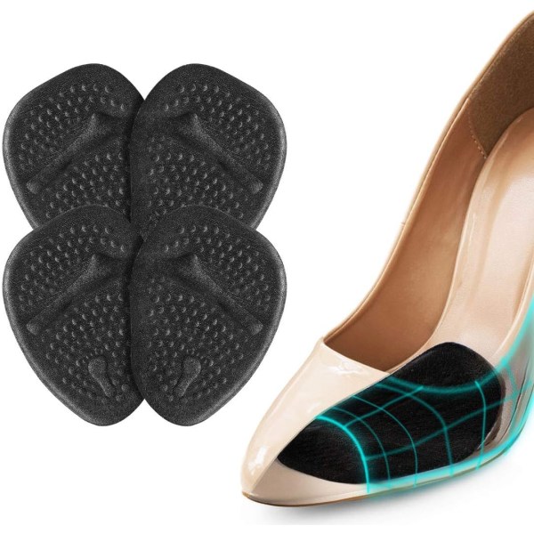 Forfodshæl Insole, 4 stk. Silikon Forfodshæl Insole til Qui