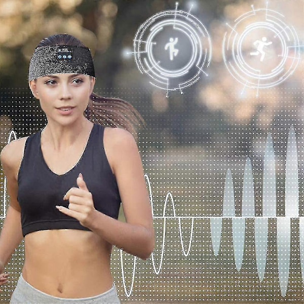 Sömn-hörlurar Bluetooth-pannband, Perfekt för Sport