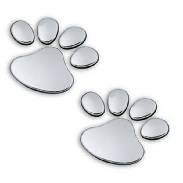 5 Par Bear Dog Paw Dyre 3D Fodspor Bilstickere til Bil De
