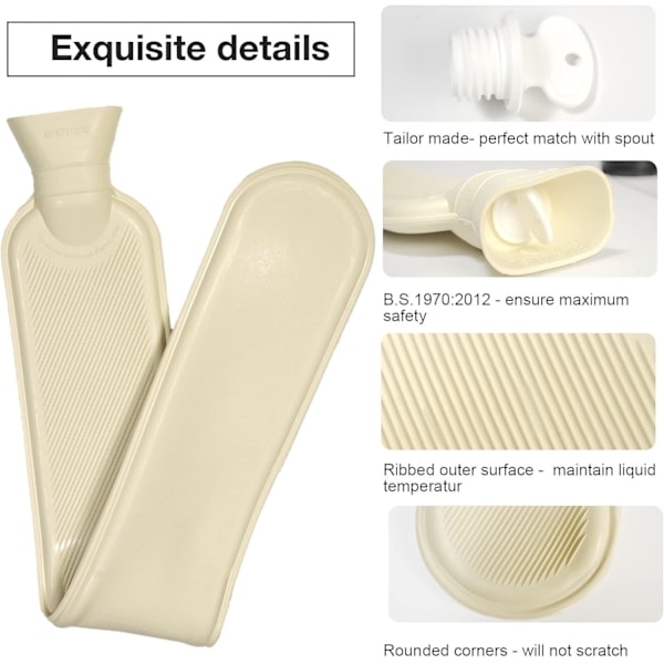 ##/Lang Termosflaske med Lokk - Lilla Rutete - 72cm x 12cm, Stor ##/