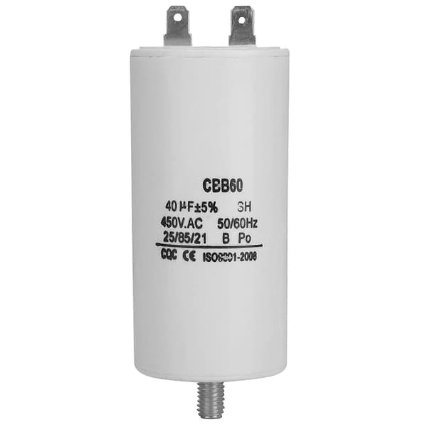 CBB60 450V 40uf Vannpumpekondensator for vaskemaskin 50/60Hz