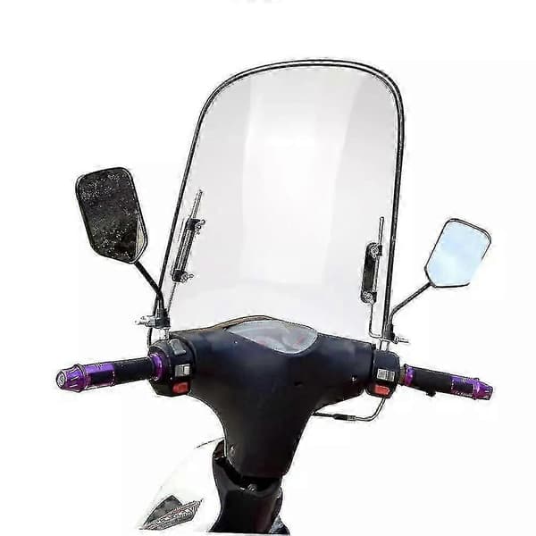 2mm Tjock Universell Motorcykel Vindruta Vindskydd Klar Deflektor Vindskydd Klar