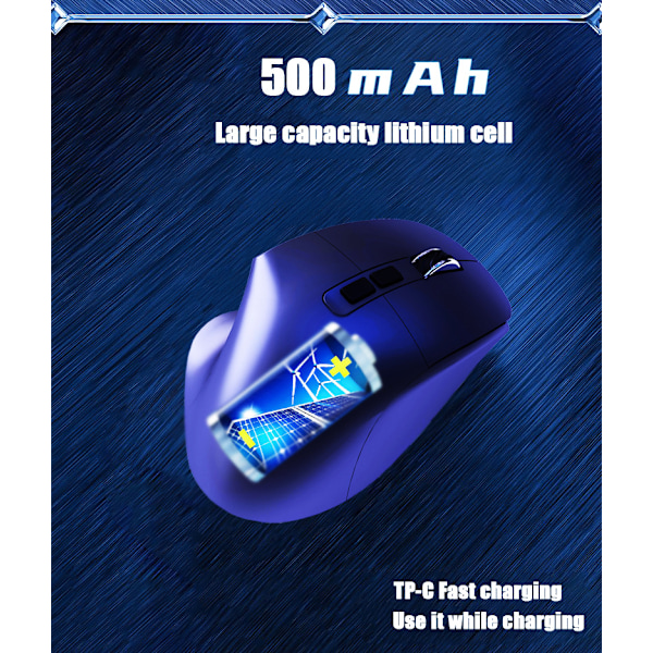 ##/Hvid Genopladelig Trådløs Dual-Mode Bluetooth Mus##/