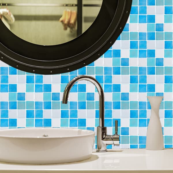 Kakeldekaler mosaik kakeldekaler i ett set om 10