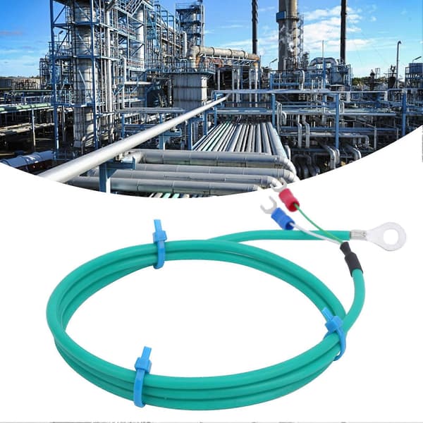 K-typ Termoelement Probe SMD Runt Hål Silikon Temperaturmätningslinje 0200 (2 meter)