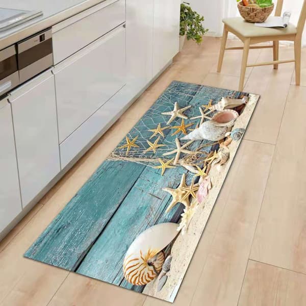 One Piece 40×120cm Trykt Havstjerne-serie Gulvmatte Kitch