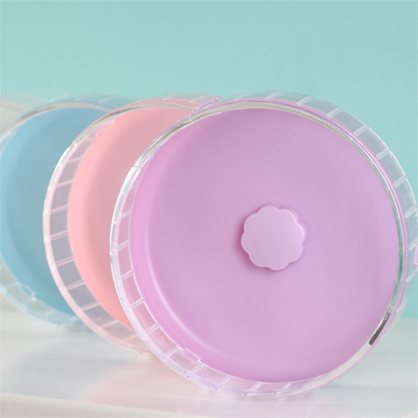 ##/2 Hamsterlöprad 12 cm Transparent Tyst Hamsterlöprad Burtillbehör Leksak Hamsterlöprad för Chinchilla Gerbils Blå Rosa##/