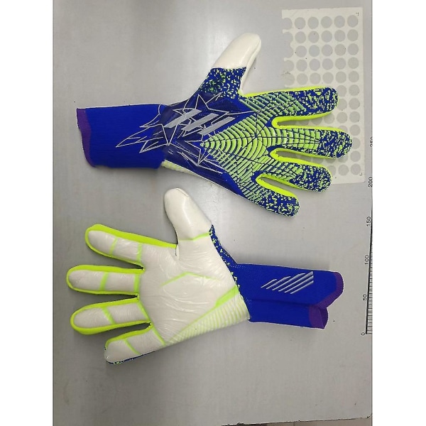 Professionella silikongummi Vattentäta halkfria handskar Latex Fotbollshandskar för vuxna barn #2