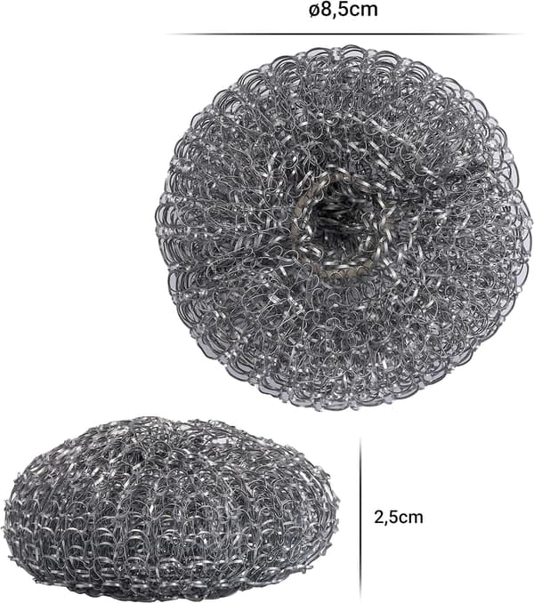 Skrubbe i en høy kvalitet metallgryte - i et sett med 10 - The scrapin