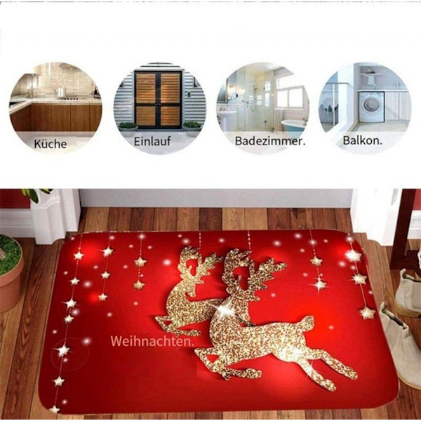 ##/Dörrmatta Julmatta Dekoration för inomhus och utomhusbruk##/
