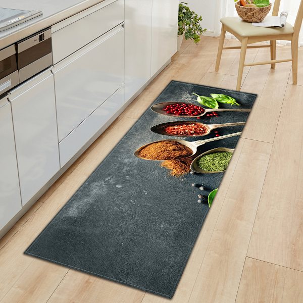 Et stykke 40 × 120 cm husholdningsdørmatte kjøkken