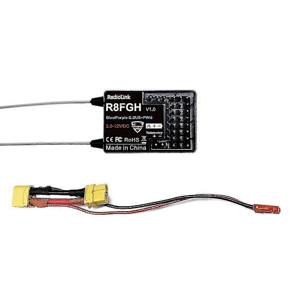 Radiolink R8FGH 2.4GHz 8CH Telemetri Gyro Modtager til RC Flyvemaskine Bil Båd Robot