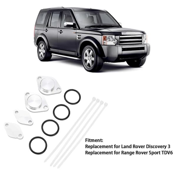EGR Blendeplate Sett Tilbehør Erstatning for Land Rover Discovery 3/Range Rover Sport TDV6