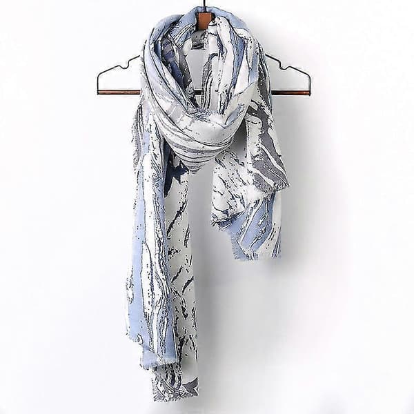 Marmorerede kvaster imiterer cashmere dame efterår vinter tørklæde tæppe wrap sjal stole varmt blødt Vertical marble camel