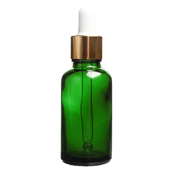Æterisk Olie Flygtig Væske Dråbeflaske Grønt Lystæt Glasinstrument 30ML