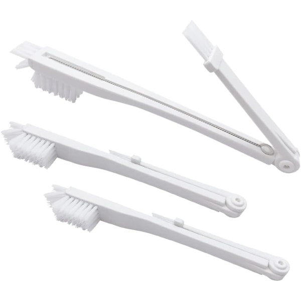 3-pack Multifunktionell Flaskborste - 3 Flaskor och Sugrör Penslar, Spaltborste