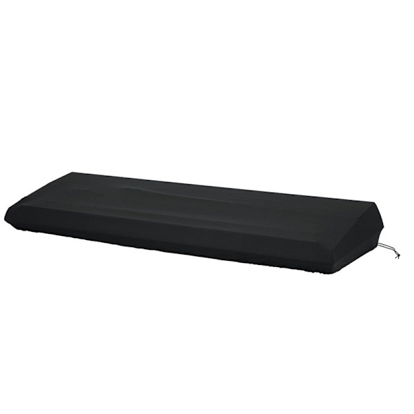 Strekktrekk for digitalt pianotastatur med 61, 73 og 76 tangenter, svart