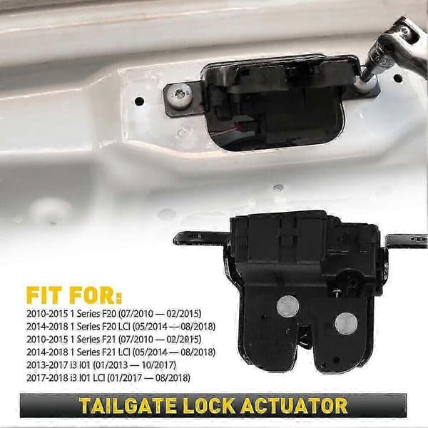 7248075 51247248075 Bakluckelås-ställdon för 1-serie F20 / Lock